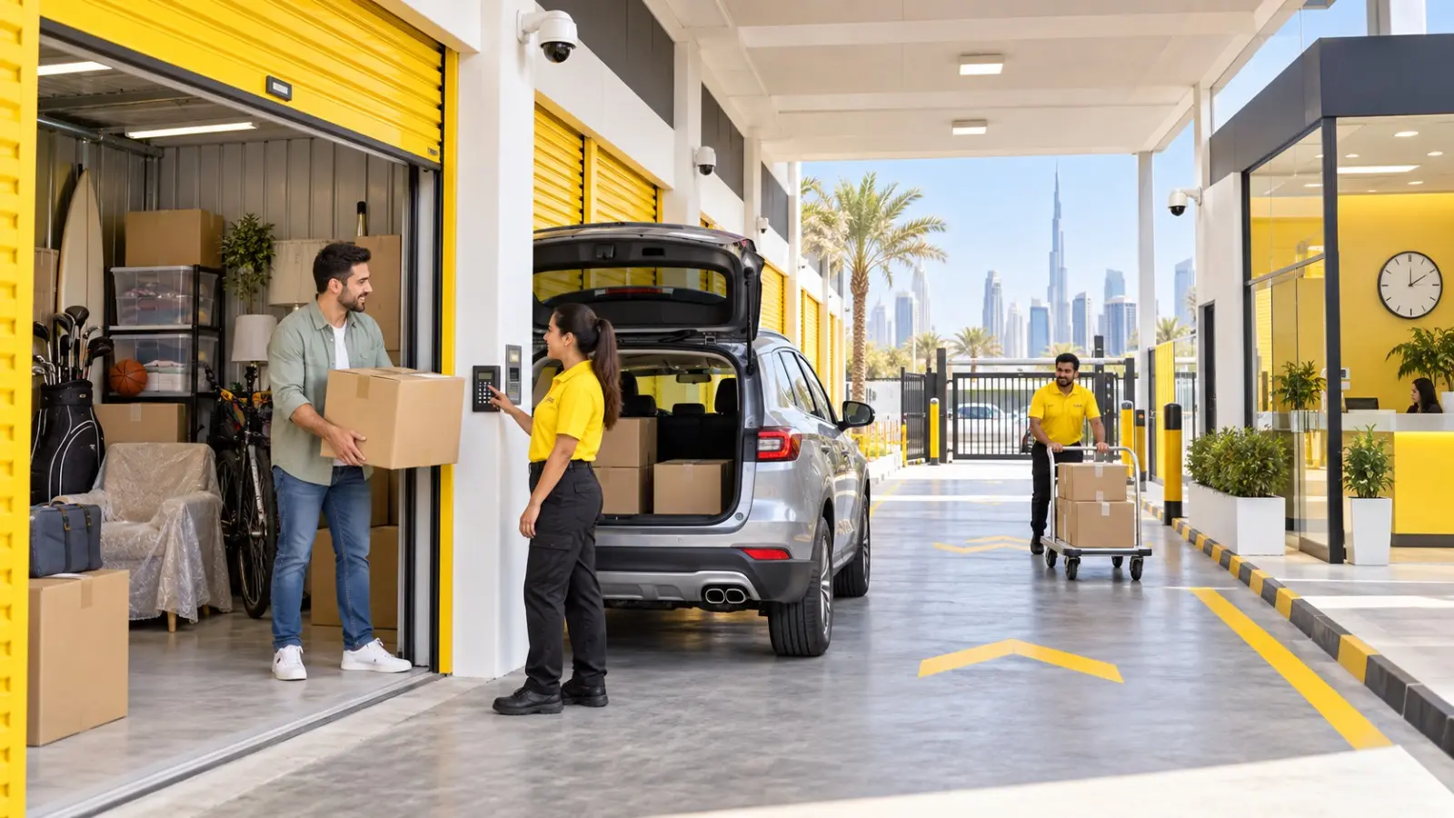 Storage Unit Access in Dubai