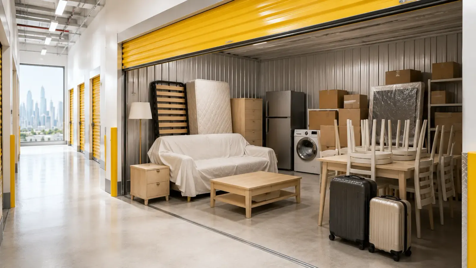 Storage Unit Size for 1BHK Apartment in Dubai