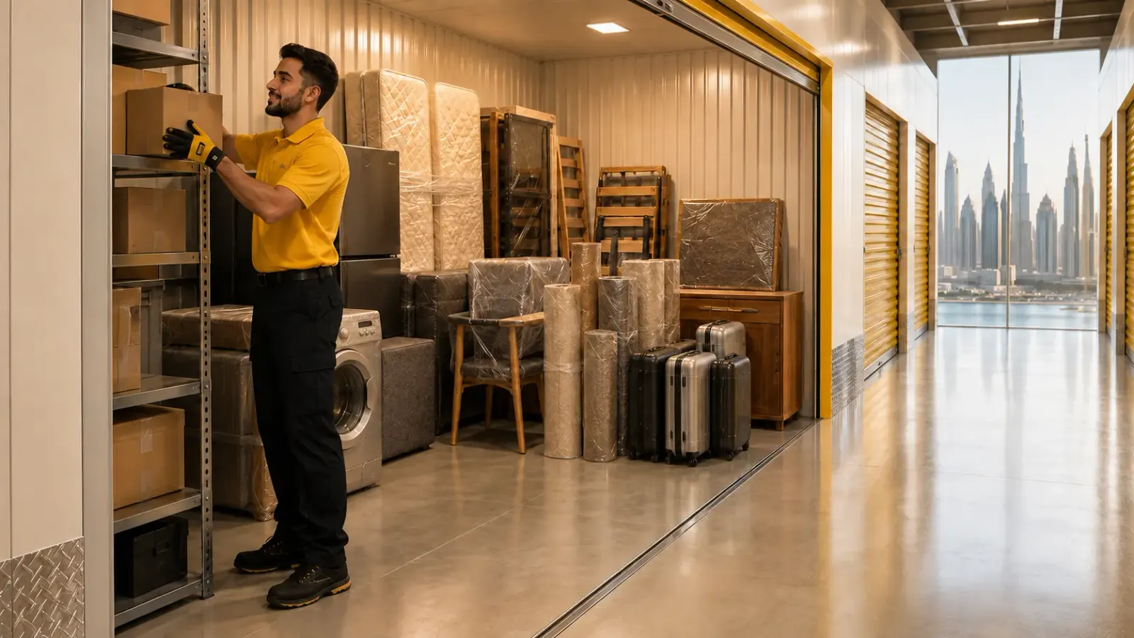 Storage Unit Size for a 2BHK Apartment