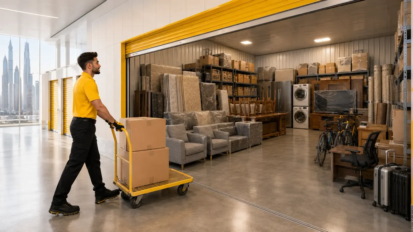 Storage Unit Size for a 3BHK Apartment