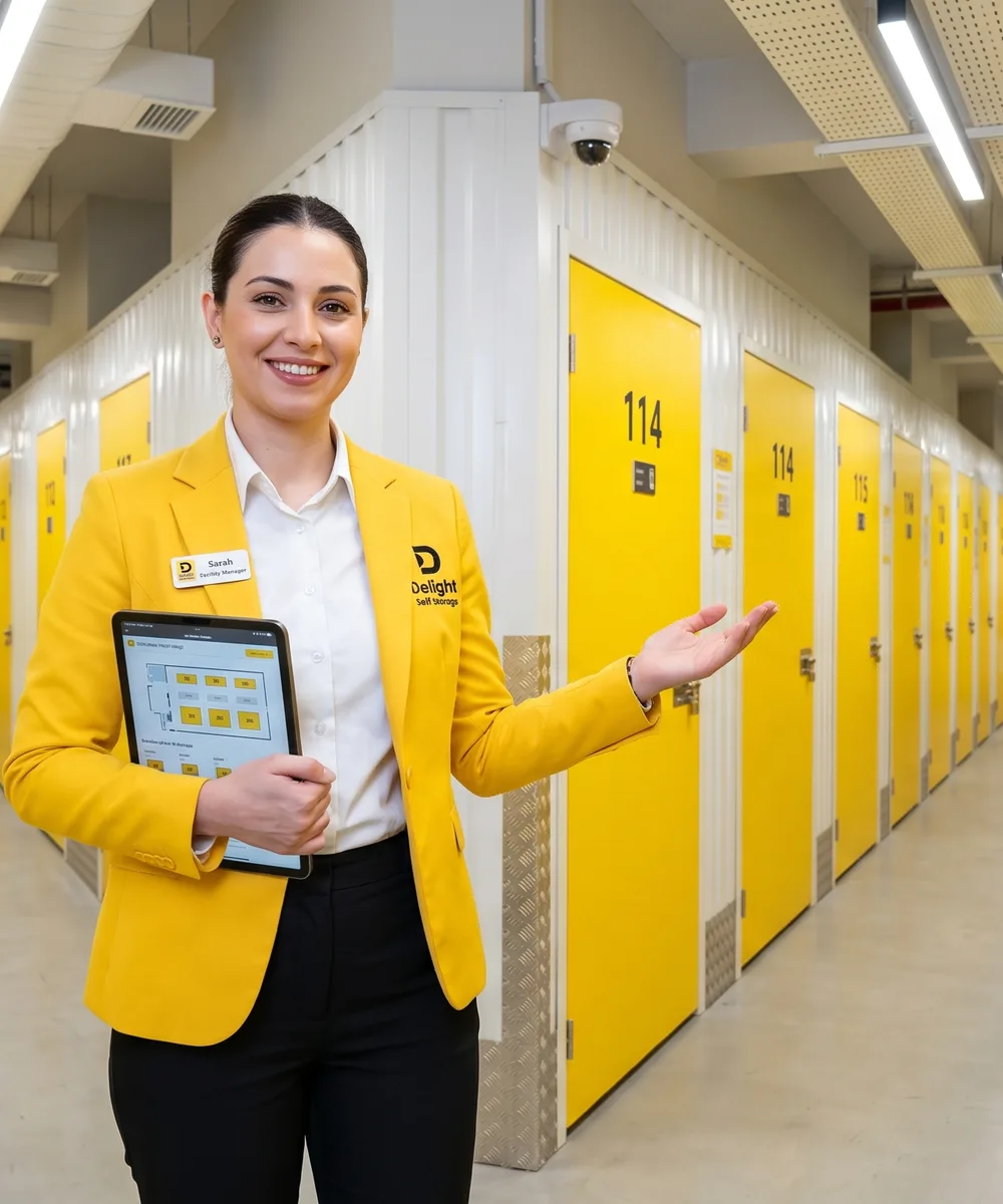 Delight Self Storage facility — secure storage units in UAE