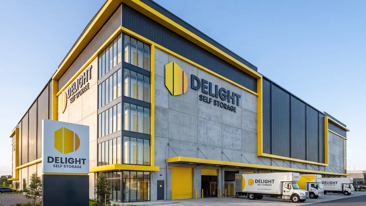 Loading bay at the Delight Self Storage warehouse in Dubai